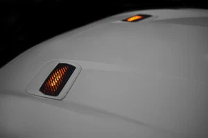 2018-2023 Mustang Turn Signal Hood Lighting Kit- Red or Amber Diffused LED's - Foto 1 di 5