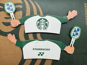 2024 China Starbucks coffee YONEX badminton paper cup sleeve - Picture 1 of 1