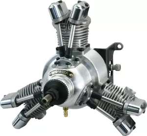 Saito FA-120R3 Radial 4-stroke, 3-cylinder glow engine - Picture 1 of 14