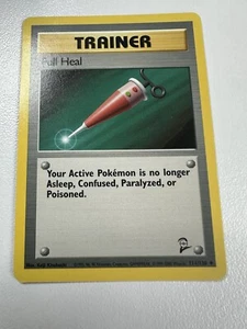Full Heal Base Set 2 111/130 Unlimited Vintage WOTC Pokemon - Picture 1 of 10