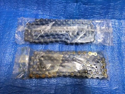 Corrente nunca usada HKK Vertex azul 106 elos 1/8" 2 peças - Imagem 1 de 4