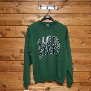 Felpa Champion Tg.L Usato (Cod.EBAY1282) Verde Unisex - Imagen 1 de 8