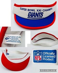 New York Giants 1987 Super Bowl XXI Champs NFL Football Youth Stretch Visor Hat
