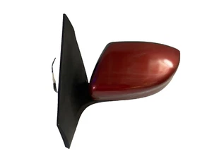 2016-2019 Nissan Sentra Driver Left Side View Power Door Mirror Red - Picture 1 of 8