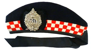 INSIGNIAS DE GORRA MILITAR BRITÁNICA, Argyll & Sutherland Diced Glengarry e insignia - Imagen 1 de 5