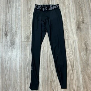 Under Armour boys black legging sports athletic size Medium missing tag - Picture 1 of 9