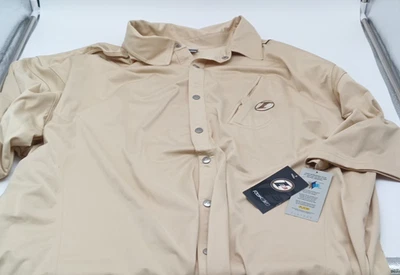 Camisa de Colección 2003 Nueva Con Etiquetas Reebok Para Hombre 4XLT Play Dry Completa Abotonada Foto 1 de 4