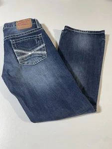 John Stetson 1014 Rocker 31 x 29 (31 x 30 Etikett) Damen Boot Leg Jeans - Bild 1 von 12