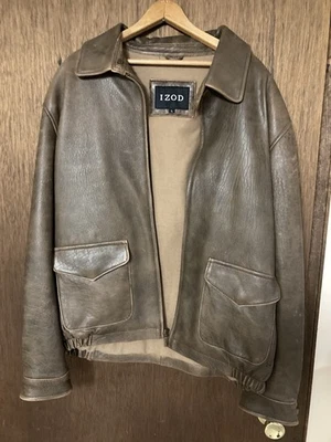 Chaqueta de cuero - Grande para hombre - IZOD - Foto 1 de 4