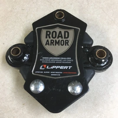 1 Only - Lippert Road Armor Black Tandem Axle Shock-Absorbing Trailer Equalizer - Image 1 of 4
