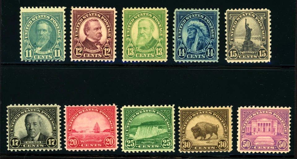 USA Scott# 692-701, Juego Completo de Rotarios Como Nuevo Original o NH SCV $115 (56548) Foto 1 de 1