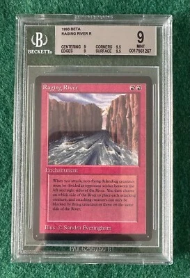 Raging River - BETA - MTG - BGS 9. MINT. Quad++ True Beauty. - Image 1 of 2