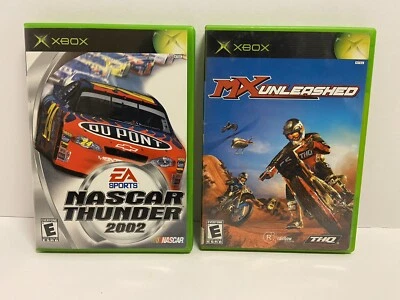 (2) Bundle Lot Original XBox  Video Games | NASCAR Thunder 2002, MX Unleashed - Image 1 of 4