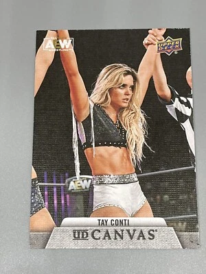 Tay Conti 2021 Upper Deck AEW First Edition Canvas Insert C-9 - Image 1 of 2