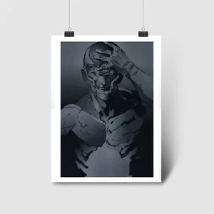 Póster gris Fox Cyborg Ninja Frank Jeager MGS | Impresiones tácticas de alta calidad - Imagen 1 de 5