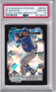 BO BICHETTE -- 2019 BOWMAN STERLING -- BLACK ATOMIC REFRACTOR -- PSA GEM MINT 10 - Picture 1 of 1