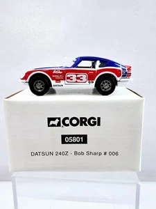 Corgi Toys #33 Datsun 240z Bob Sharp #006 05801 1:43 Scale Diecast Car New Vtg - Picture 1 of 11