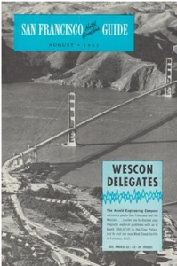 San Francisco Wescon Convention Guidebook Vintage 1961 Restaurant Hotel Club Ads - Picture 1 of 4