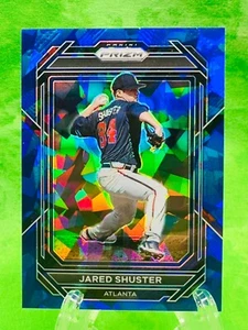 Jared Shuster - 2023 Panini Prizm Blue Ice Prizm Sapphire Atlanta Braves #8 - Imagen 1 de 11