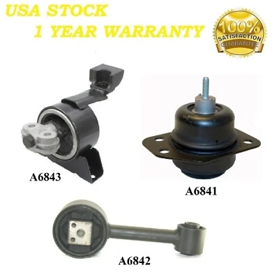 3 piezas motor delantero y montaje de transmisión apto para Chevrolet Optra 2004-2010 2,0 L Foto 1 de 4