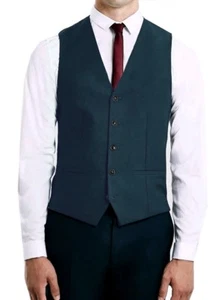 Chaleco de esmoquin Rawsley azul denim oscuro de FARAH para hombre 38R > PVP £130 - Imagen 1 de 2