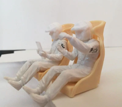 Kit pilota + navigatore  transkit rally scala 1/24 - Immagine 1 di 3