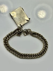 Vintage Gold Tone Chain Picture Charm Bracelet - Picture 1 of 9