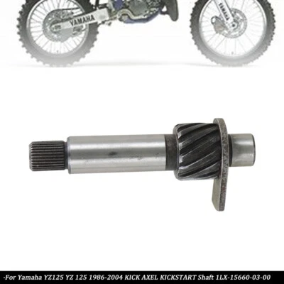 Eje Kickstart 1LX-15660-03-00 para Yamaha YZ125 YZ 125 1986-2004 Foto 1 de 4