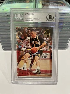 1994 Classic 4 Sport JASON KIDD Full Autograph Signed Card (BAS) - Picture 1 of 2