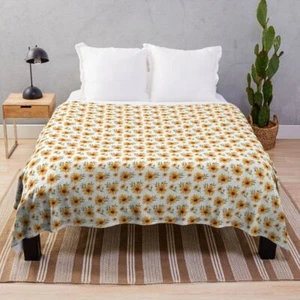 Sunflower Throw Blanket - Picture 1 of 11