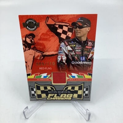 2006 Wheels Flag Chasers Red Flag #FC7 Kevin Harvick /110 NASCAR - Image 1 of 2