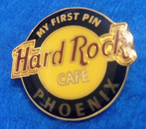 PHOENIX ORIGINAL SERIES *MY FIRST PIN* ROUND DARK BLUE LOGO Hard Rock Cafe PIN - Picture 1 of 1