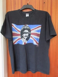 Camiseta Vintage 2002 XL Negra Sex Pistols God Save The Queen Silver Jubilee - Imagen 1 de 9