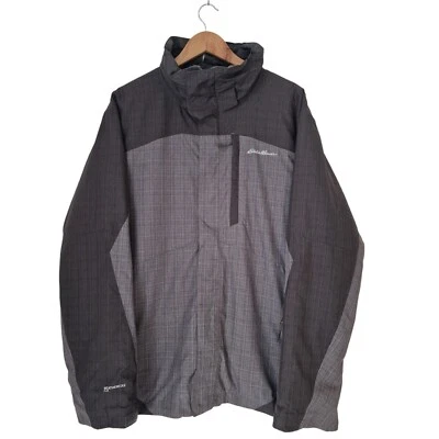Eddie Bauer Weatheredge Plus 3-in-1 Waterproof Jacket Grey Mens Large £185 RRP - Image 1 of 4