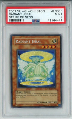 YUGIOH STON-EN066 RADIANT JERAL SECRET RARE HOLO FOILPSA 9 MINT #43164447 - Image 1 of 2