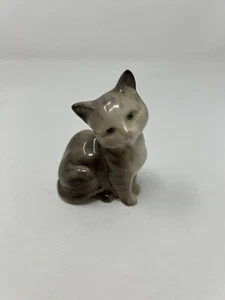 Sweet Vintage BESWICK England Porcelain tabby kitten CAT Figurine 3” - Picture 1 of 6
