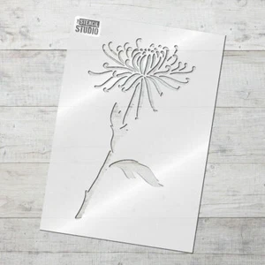 Chrysantheme Blume Schablone Wiederverwendbar Laser Cut Blumenschablonen für DIY 10118 - Bild 1 von 9