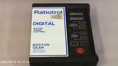 BOSTON GEAR VED300 RATIOTROL motor speed control front cover with key pad - Image 1 of 4