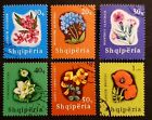 Albania Stamps 1965 Stamps Mountain Flowers Set of 6 SG 948 - 953 VFU (Lot 102)