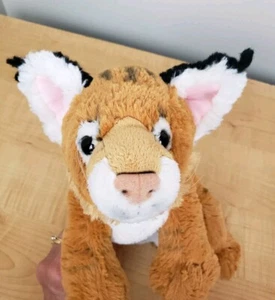 "Bass Pro Shop 12"" lince bobcat cachorro peluche suave 2012 artista de vida silvestre" - Imagen 1 de 14