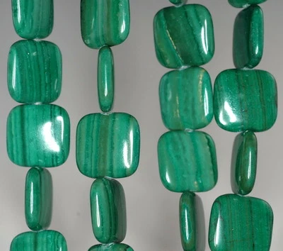 16MM MALACHITE LACE JASPER GEMSTONE GRADE AA YELLOW SQUARE LOOSE BEADS 7.5inch - Image 1 of 4