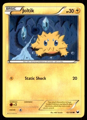 2012 Black & White - Dark Explorers Joltik Basic/Common #42 - Image 1 of 2