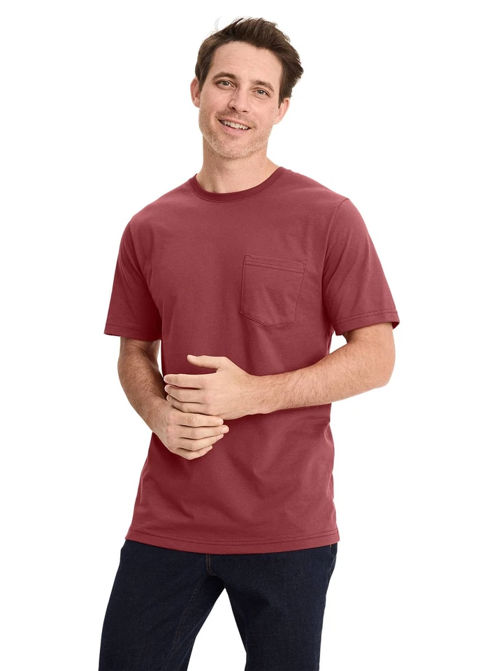 Camiseta de bolsillo de manga corta Jockey Made in America Heritage para hombre Foto 1 de 1