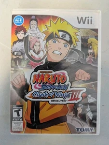 Naruto Shippuden Clash Of Ninja Revolution 3 NINTENDO WII TESTED - Picture 1 of 6