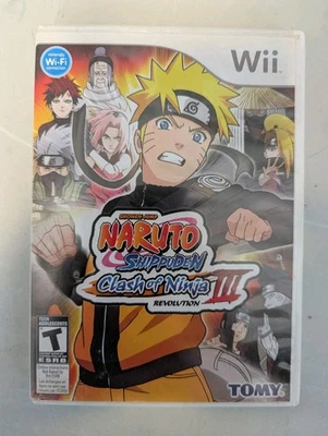 Naruto Shippuden Clash Of Ninja Revolution 3 NINTENDO WII TESTED - Image 1 of 4