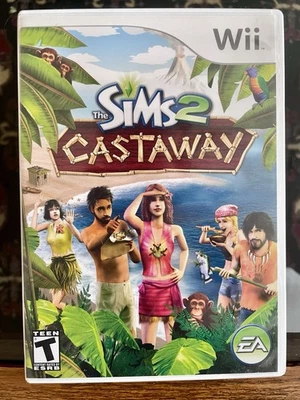 The Sims 2: Castaway Nintendo Wii 2007 Complete with Manual - Image 1 of 3