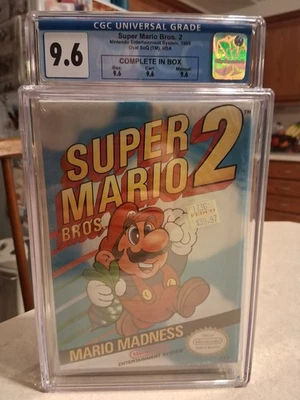 9.6 Cgc Graded Nes Super Mario Bros. 2 - Image 1 of 2