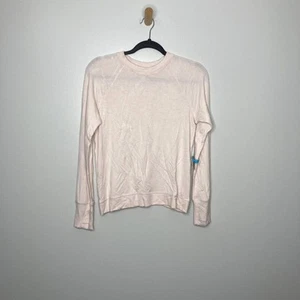 NWT ATHLETA GIRL Cross Your Fingers Sweatshirt Pink XL 14 - Picture 1 of 4