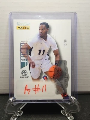 Aj Reeves Wild Card Matte Red Auto /10 - Image 1 of 2