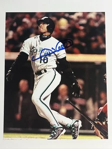 Gary Sheffield Autographed 8x10 Photo Florida Marlins Miami MLB All Star - Picture 1 of 1